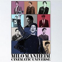 Milo Manheim Cinematic Universe Eras tour Poster
