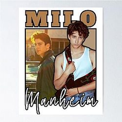 Milo Manheim White Version Poster