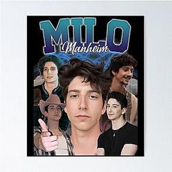 Milo Manheim Retro Poster