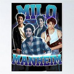 Milo Manheim Retro Design Poster becomes 

Milo Manheim Retro Poster