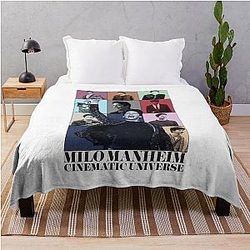 Milo Manheim Cinematic Universe Eras Style Throw Blanket