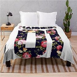 Milo Manheim Floral Jersey Blanket