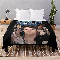 Milo Manheim Retro Style Blanket