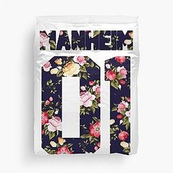 Milo Manheim Floral Jersey Duvet Cover