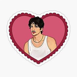 Milo Manheim Love Heart Twilight Sticker