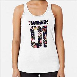 Milo Manheim Floral Jersey Tank Top