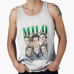 Milo Manheim Vintage Tribute Graphic Perfect Gift For You And Friends Tank Top