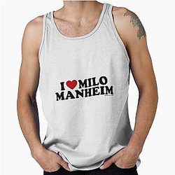 I Love Milo Manheim Design Tank Top