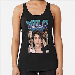 Milo Manheim Retro Style Racerback Tank