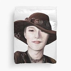 Mingi digital sketch Duvet Cover