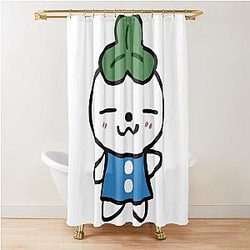 ATEEZ Mingi Ikemon Shower Curtain