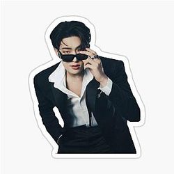 Ateez K-pop Mingi Suit Hot Sticker