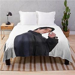 Kpop Ateez Mingi Lemon Drop Photo Shoot Blanket