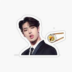 Mingi Loves Gimbap Sticker