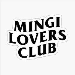mingi lovers club Sticker