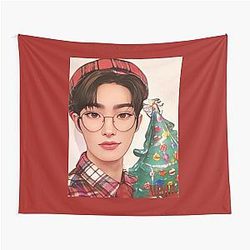 Ateez Christmas Tapestry