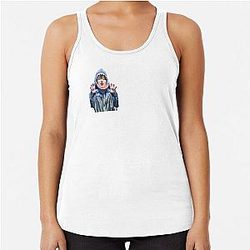 Mingi Shark Racerback Tank Top