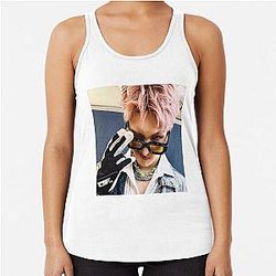 Pink Ming Racerback Tank Top