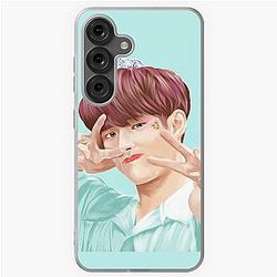 Ateez Mingi fanart mint choco princess aesthetic Samsung Galaxy Soft Case