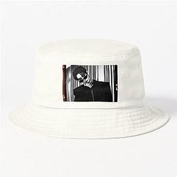 KPOP ATEEZ Mingi Hot Film Photo Set Bucket Hat Black and White