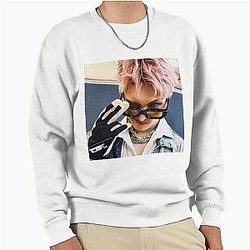 Pink Mongolian Pullover Sweatshirt