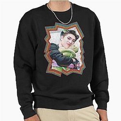 ATEEZ Mingi Korean Kpop Retro Color Oil Paint Design Sweatshirt