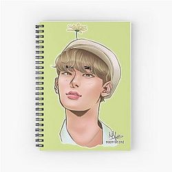 Flower Boy Mingi Spiral Notebook