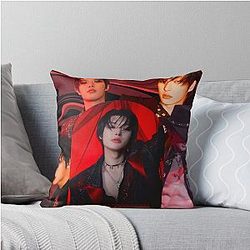 ATEEZ Mingi – In Your Fantasy Eatzos Throw Pillow