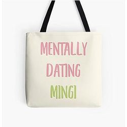 Mentally Dating ATEEZ Mingi Tote Bag