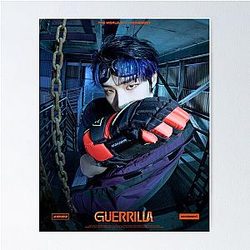ATEEZ MINGI THE WORLD EP.1 MOVEMENT GUERRILLA Poster
