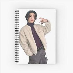 Half Heart Spiral Notebook