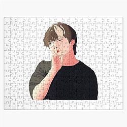 Mens Favorite Choi San Song Mingi Ateez Vintage Photo Jigsaw Puzzle