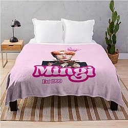Mingi Logo Throw Blanket