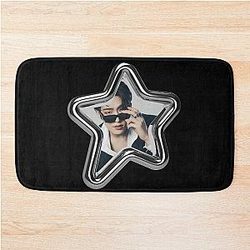 Kpop ATEEZ Mingi Y2k Heart Bath Mat