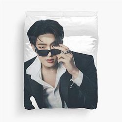 Ateez Kpop Mingi Suit Hot Duvet Cover