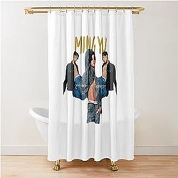 Mingyu K-Pop Fanart Inspired by SEVENTEEN Shower Curtain