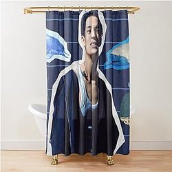 Seventeen Kim Mingyu Shower Curtain