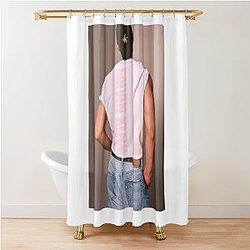 vintage denim Shower Curtain