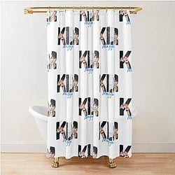 Kim Mingyu T-Shirt Shower Curtain