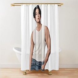 K-pop Seventeen Mingyu Photo Shoot Shower Curtain