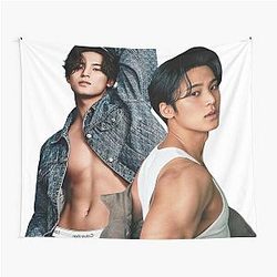 K-Pop Seventeen Mingyu Photoshoot Tapestry