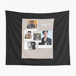 SEVENTEEN Mingyu Collage Tapestry