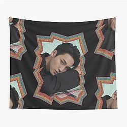 Kim Mingyu Seventeen  Korean  Kpop  Color Oil Paint Design Tapestry
