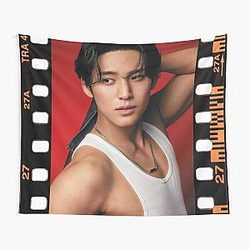 Kpop SVT Mingyu Hot Film Camera Photo Tapestry