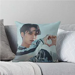 Mingyu and Hot from Throw Pillow