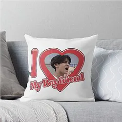 Kim Mingyu, SVT, Carat, Korean, K-Pop, Meme Memegyu, Throw Pillow