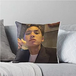 Kim Mingyu SvT Carat Korean Kpop Meme Cute Throw Pillow