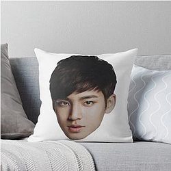 Mingyu Head Throw Pillow
