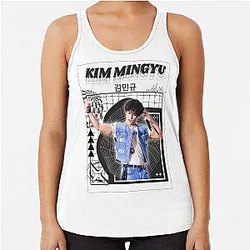 KIM MINGYU SEVENTEEN Racerback Tank Top