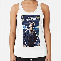 Seventeen Mingyu Racerback Tank Top